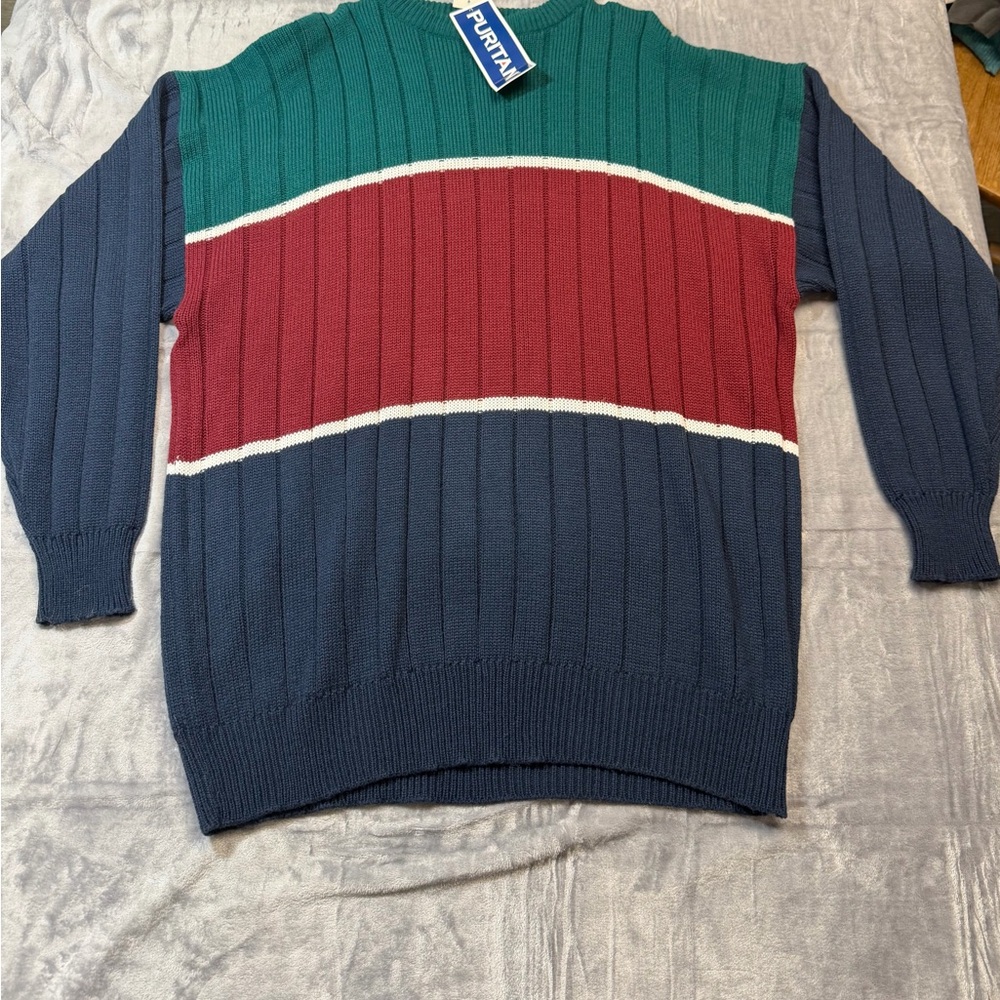 Vintage Knit Puritan Chunky Knit Sweater NWT  Men's 3XL‎